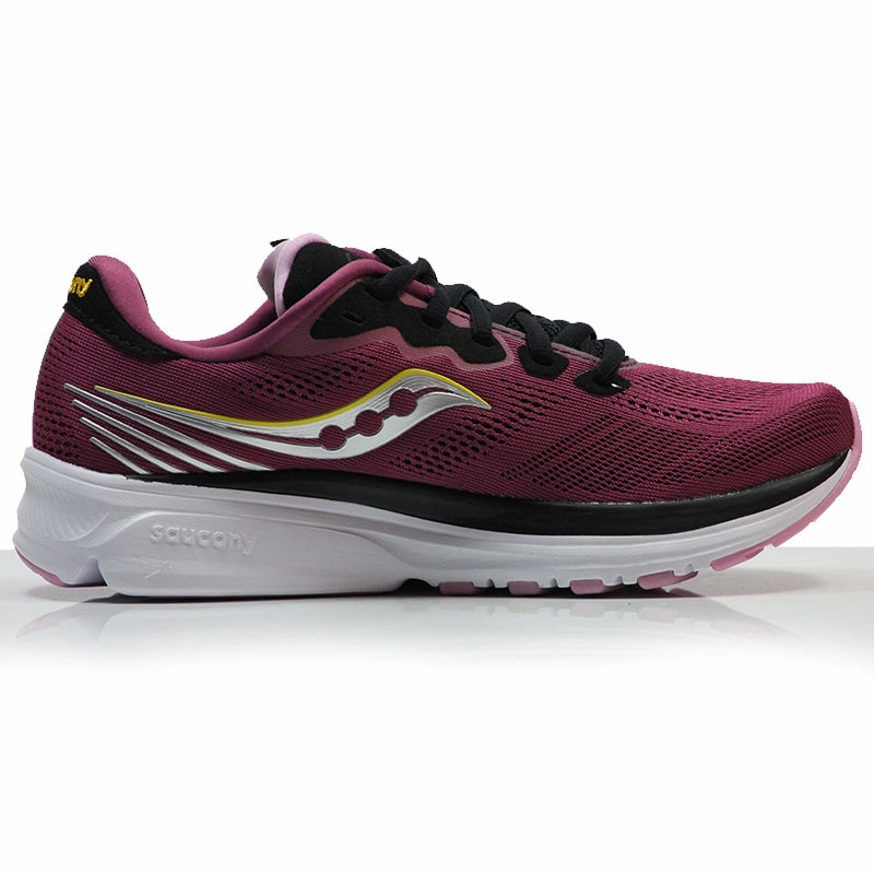 Saucony Ride 14 Women's Running Shoe - Quartz/Vizigold React Running Shoe
