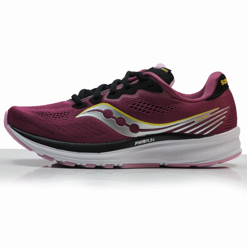Breathable Running Shoes Saucony Ride 14 Women's Running Shoe - Quartz/Vizigold