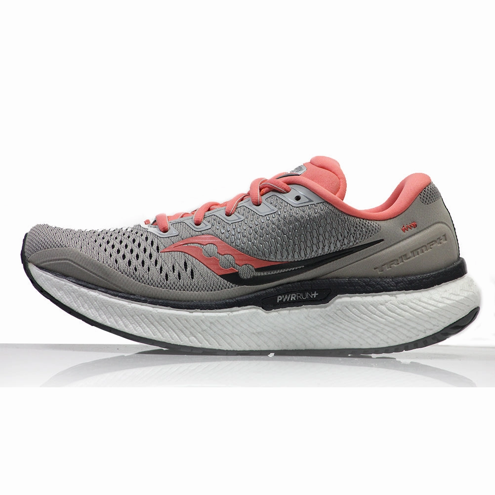 Saucony Triumph 18 Women's Running Shoe - Moonrock/Coral Running Shoes New Balance