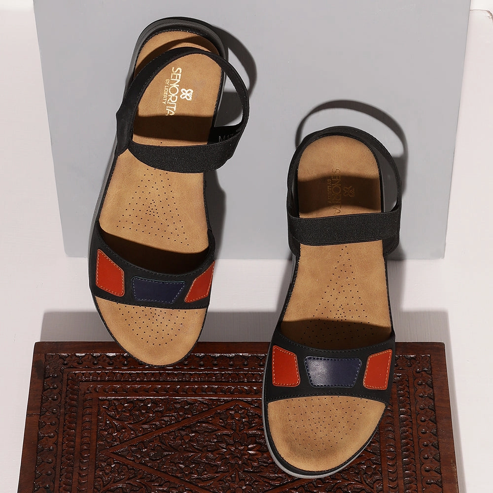 Report Sandals Senorita Casual (Navy Blue) Sandals For Women M17-11 By Liberty