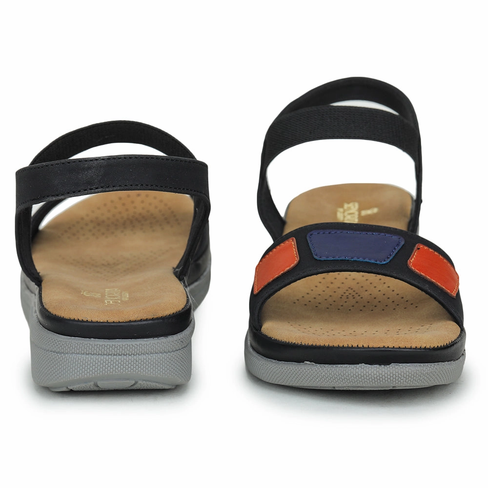 Sandals For High Arches Senorita Casual (Navy Blue) Sandals For Women M17-11 By Liberty