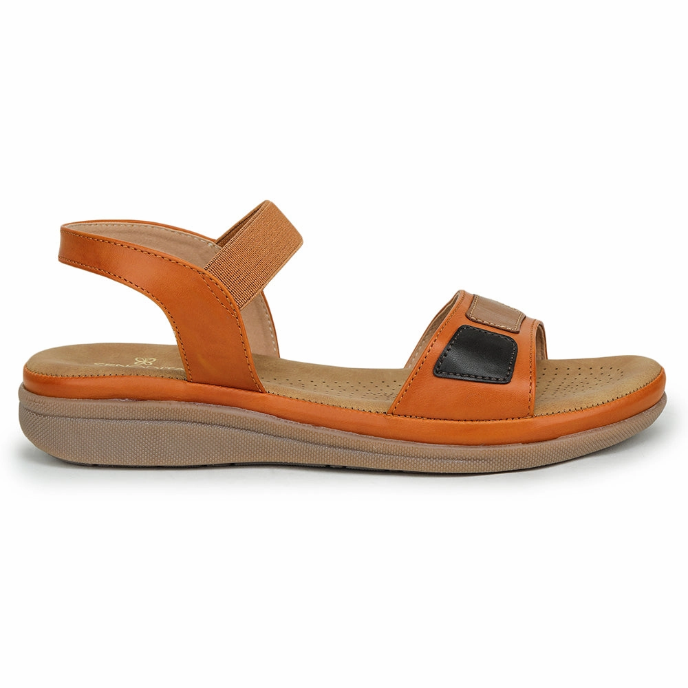 Sandals Thongs Senorita Casual (Tan) Sandals For Women M17-11 By Liberty