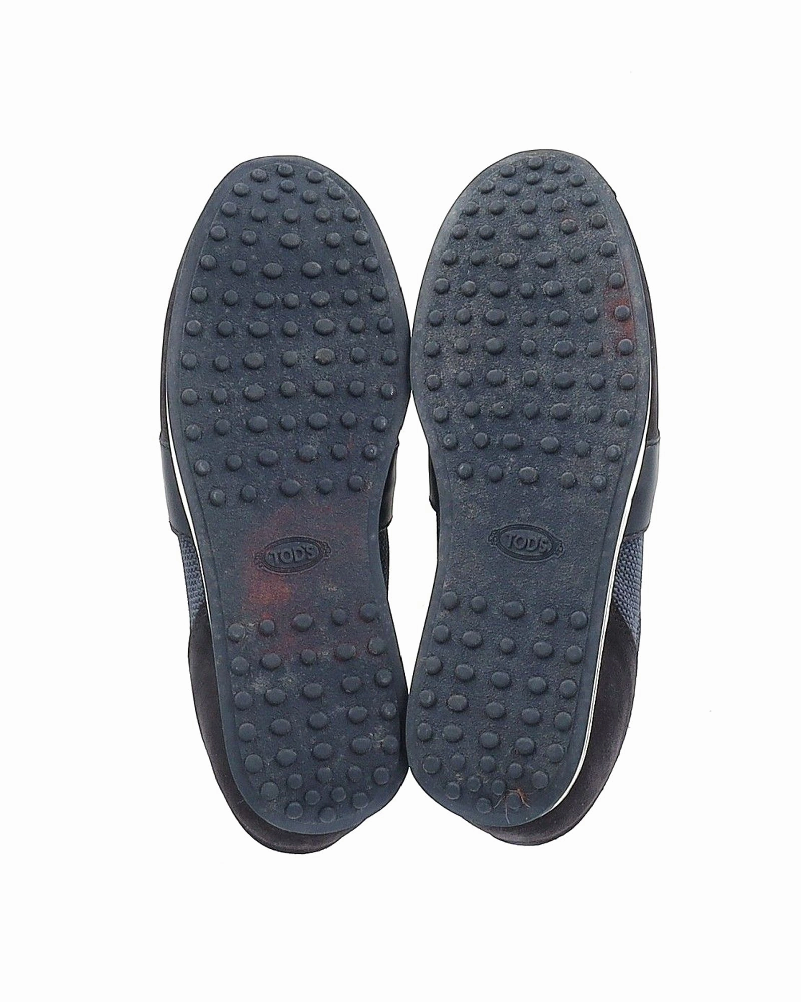 Tod's Lace-Up Low Top Sneakers in Navy Blue Suede Good Sneakers For Zumba