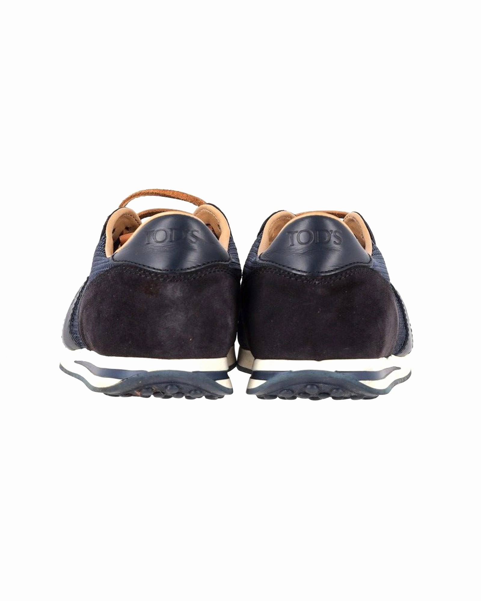 Tod's Lace-Up Low Top Sneakers in Navy Blue Suede Sneakers Paw Patrol