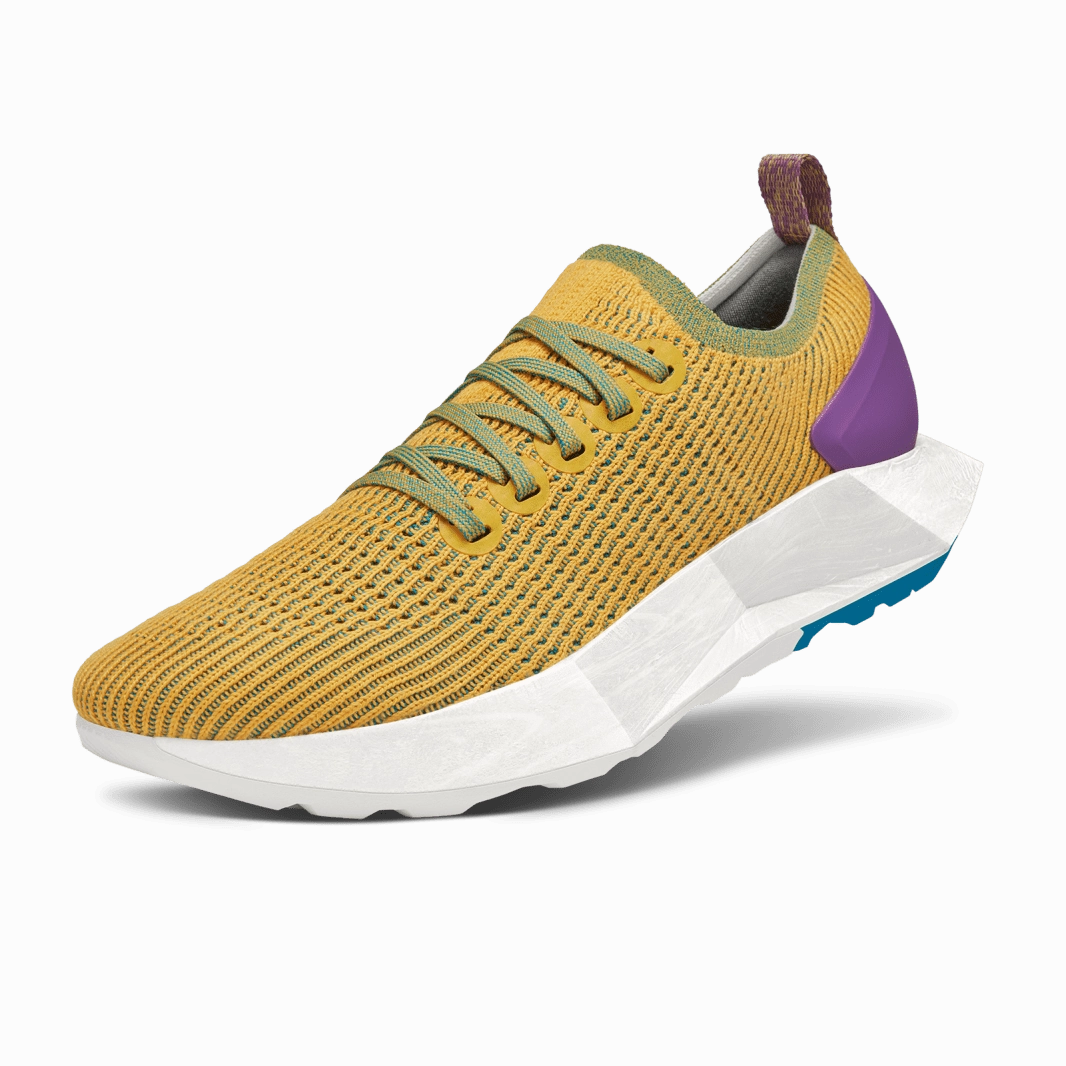 Allbirds Men's Tree Flyers - Thrive Yellow (Blizzard Sole) Fresh Foam X 880v13 Running Shoes