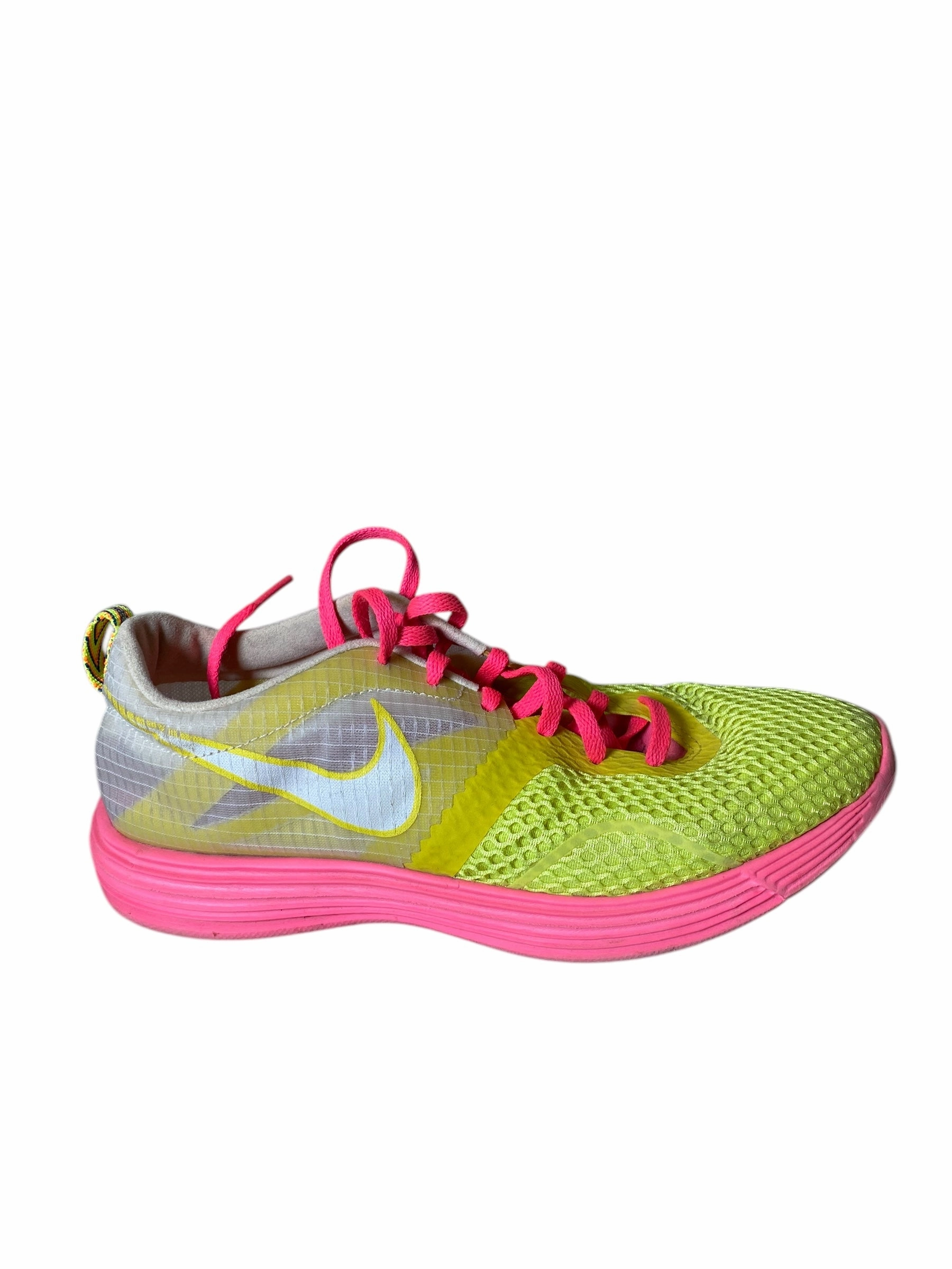 Shoes Sneakers By Nike In Pink & Yellow, Size: 7.5 Nike Air Way Up Shoes