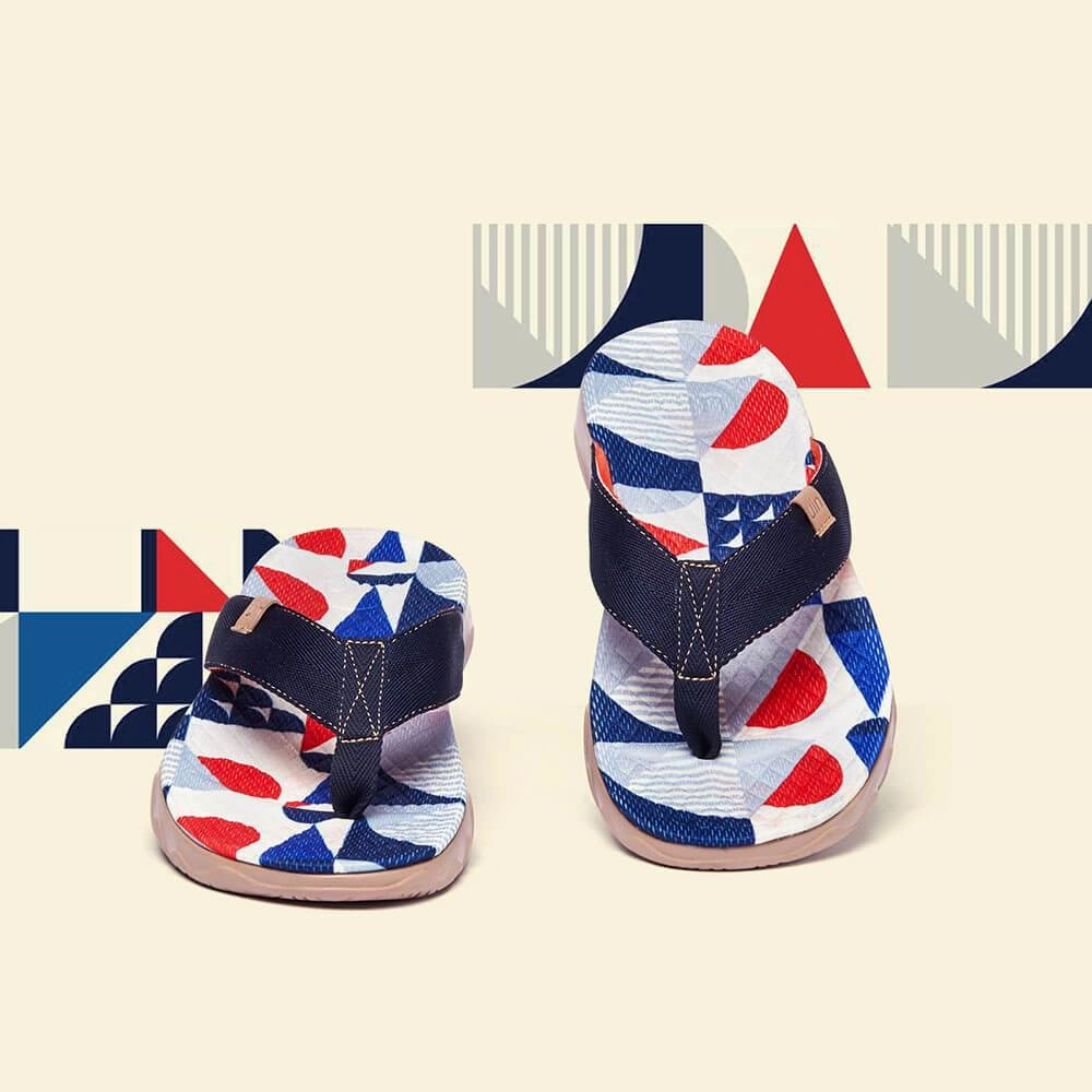 Cube Love Men Majorca Flip Flops Platform Sandals Dressy