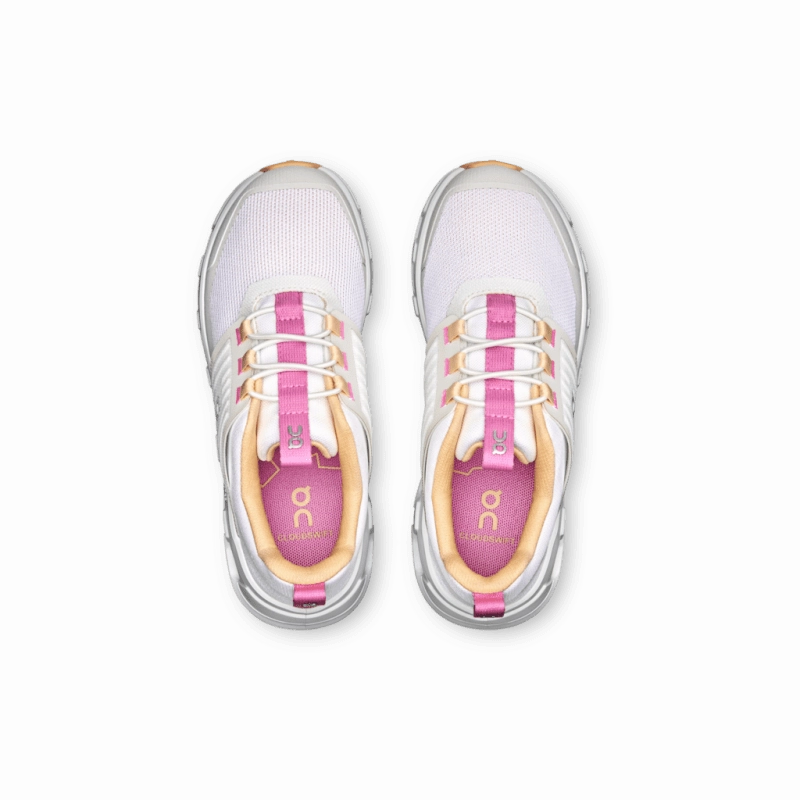 On Little Kids Cloudswift - White/Blonde Mix No 6 Sneakers