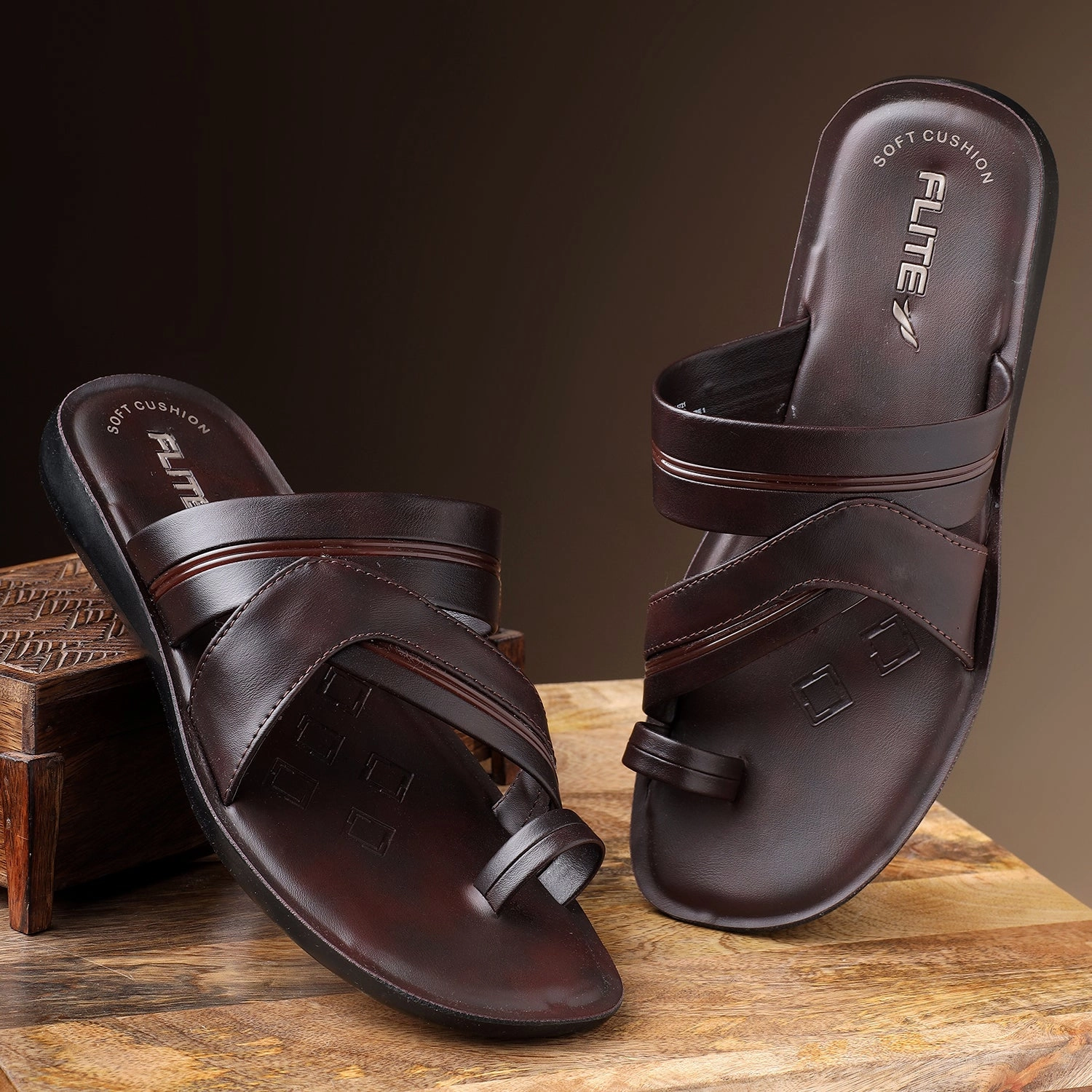 Slippers For Men PUG 168 Slippers Suede Sole