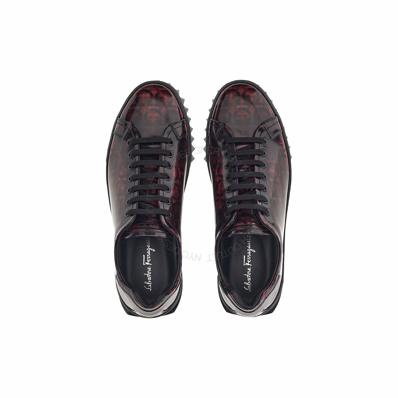 Canvas Sneakers Ferragamo Cube Sneakers