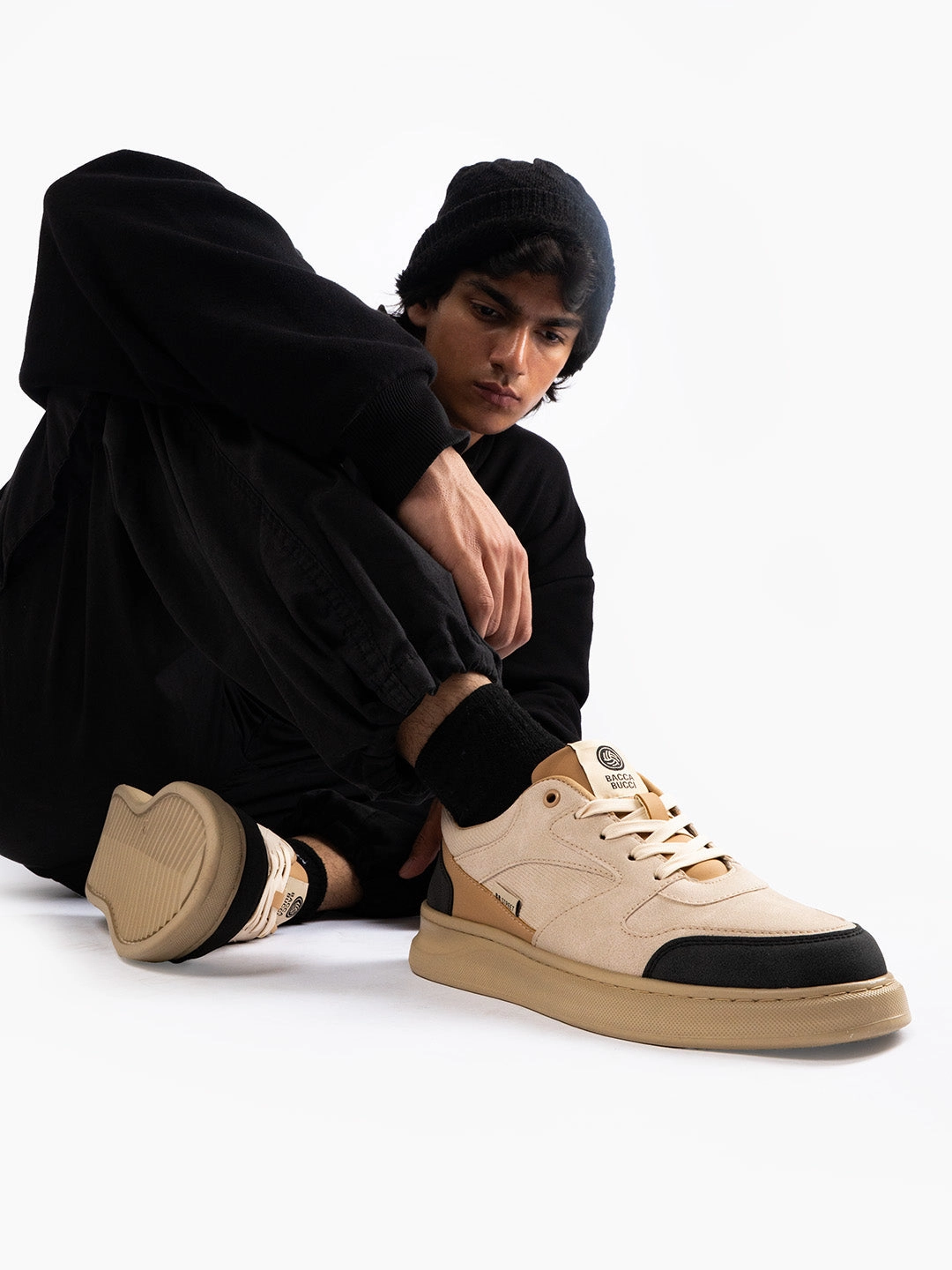 Bacca Bucci Zypher Men's Low-Top Sneakers Nautica Casual Lace-up Fashion Sneakers Oxford Comfortable Walking Shoe