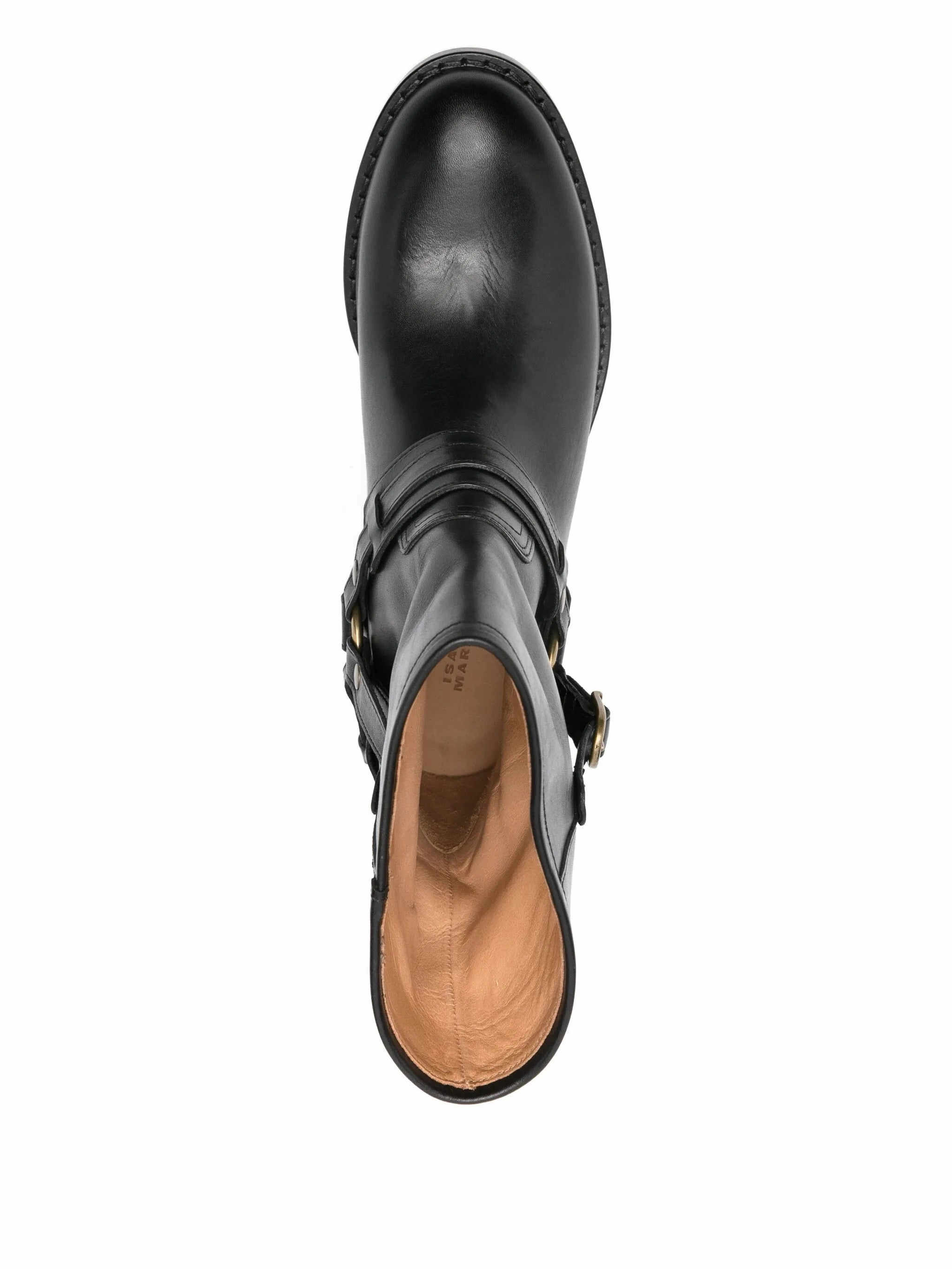 Boots For Men Academy 35mm leather biker boots