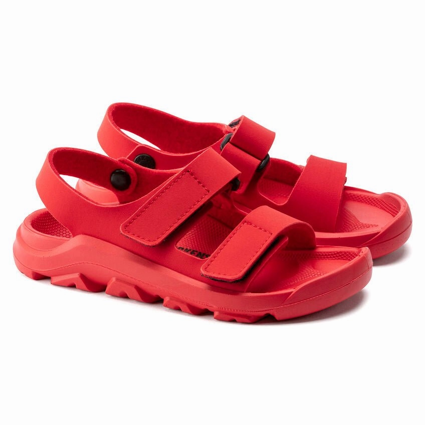 Birkenstock Kids Mogami Waterproof - Active Red Birko-Flor Comfortable Flat Sandals