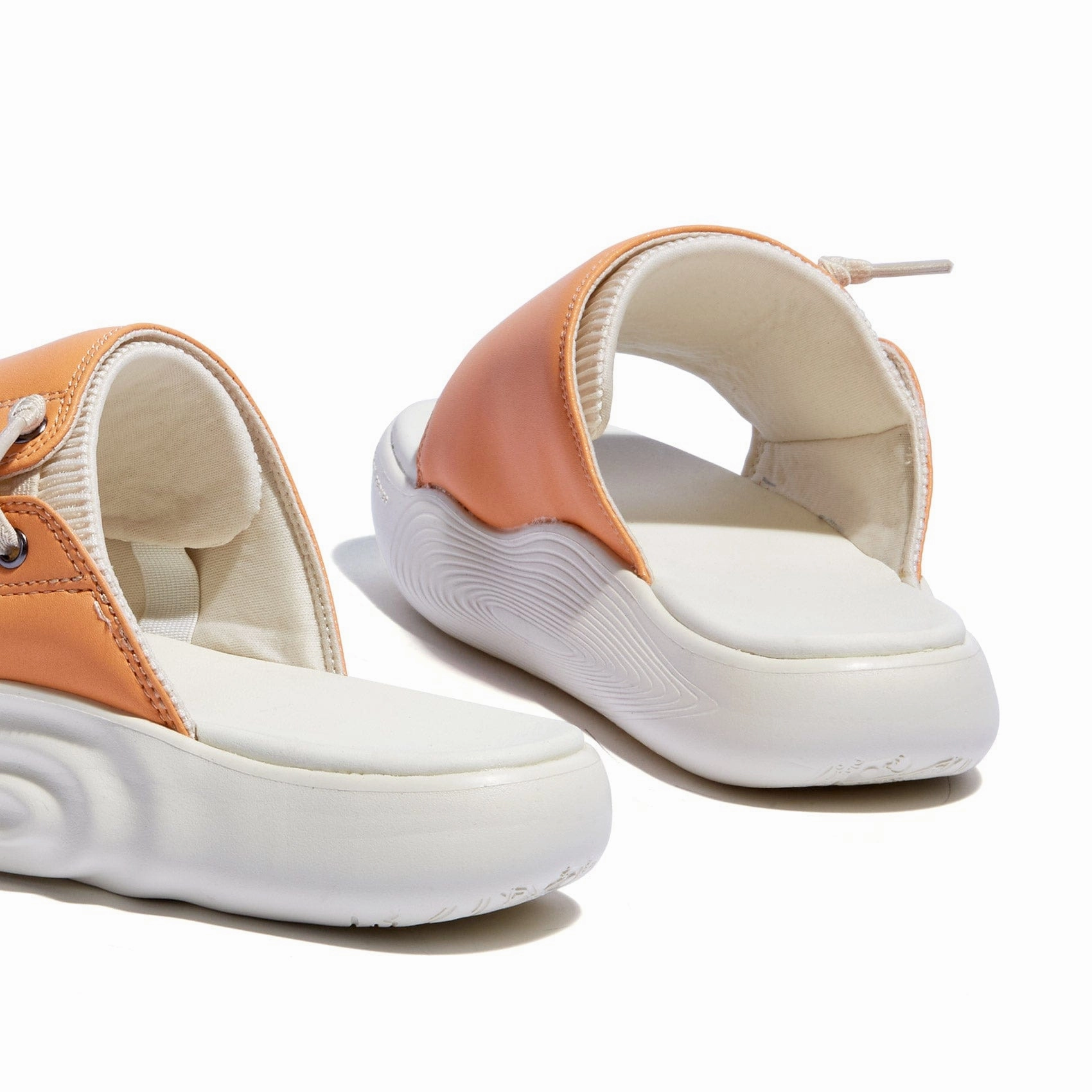 Mock Orange Mahon II Women Platform Woven Sandals