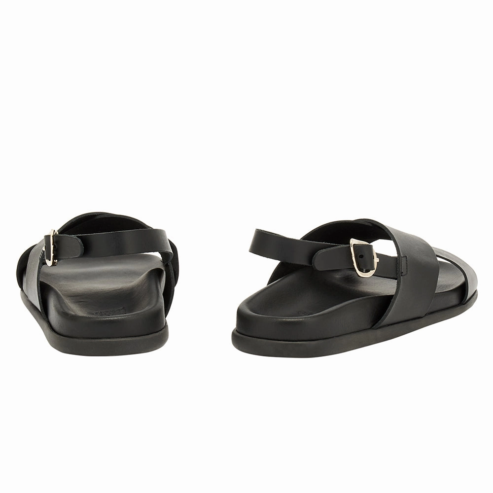 African Sandals Ikesia Black