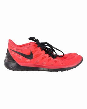 Shoe Nike Nike Free 5.0 Running Shoes in Red Mesh