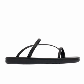 Parthena Black Color Sandals