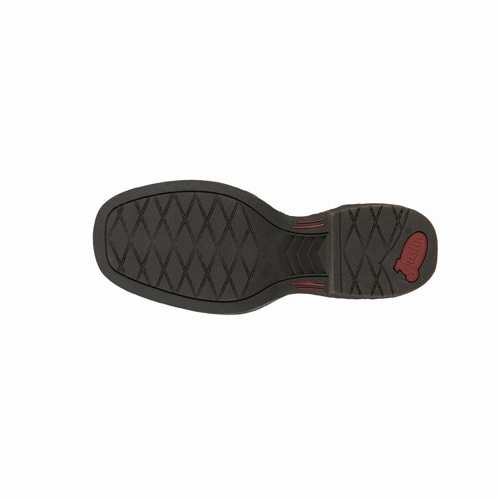 Boots For Big Calves Bowline Junior Water Buffalo Square Toe Cowboy Boots (Youth)