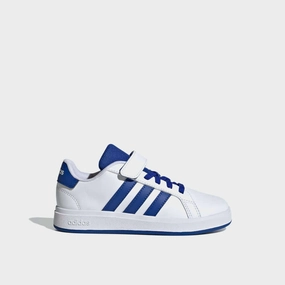 Slip On Knit Sneakers Adidas Kids Grand Court 2.0 Sneakers White