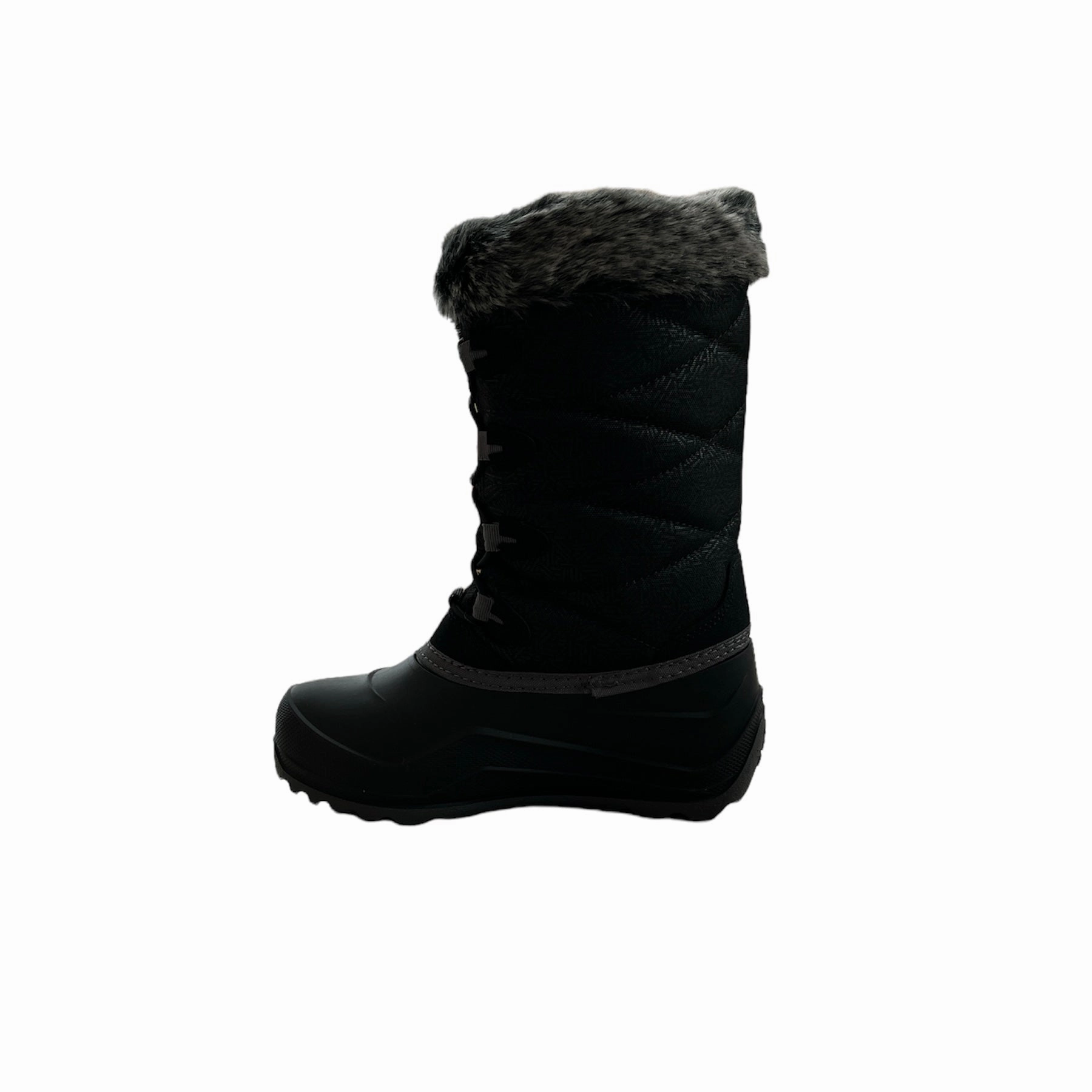 Snowangel Black Flat Boots Leather