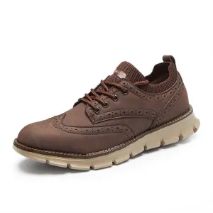 Casual Shoes That Go With Jeans West Louis Leather Outdoor Soft Soled Shoes