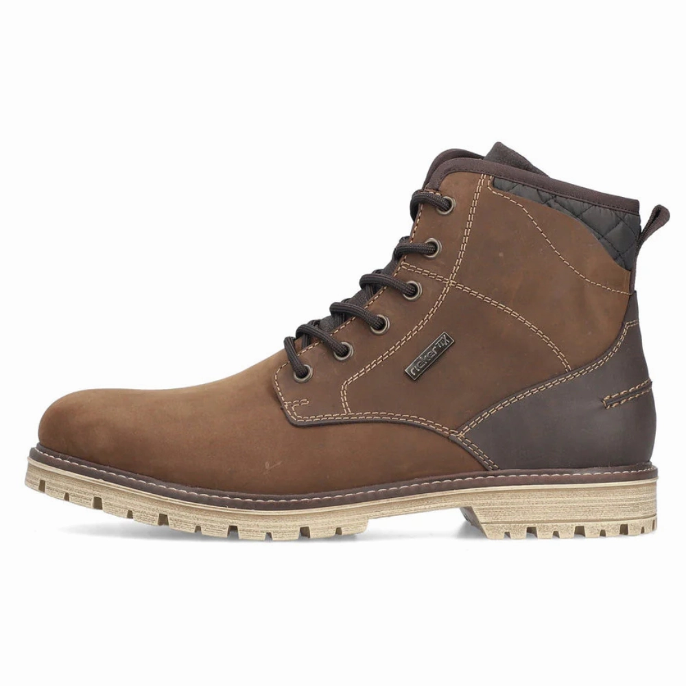 Mens Rain Boots Rieker Randy 14 Brown Tex Boot (Men's)