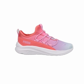 Softride One4All Sunset Sky Gradient Logo Slip On Sneakers (Toddler) Sneakers Squeak When I Walk