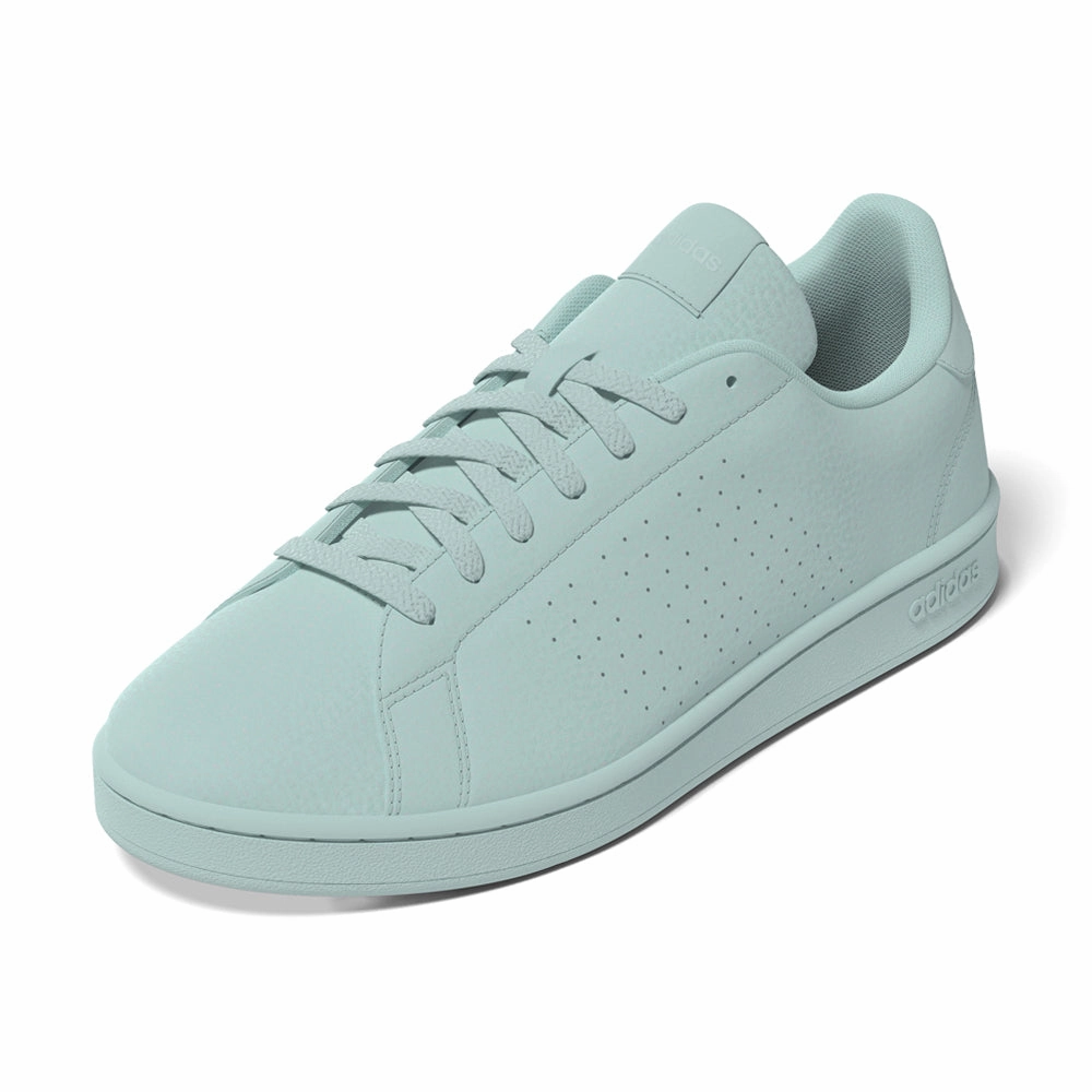 Rod Laver Adidas Shoes Advantage Perforated Lace Up Sneakers