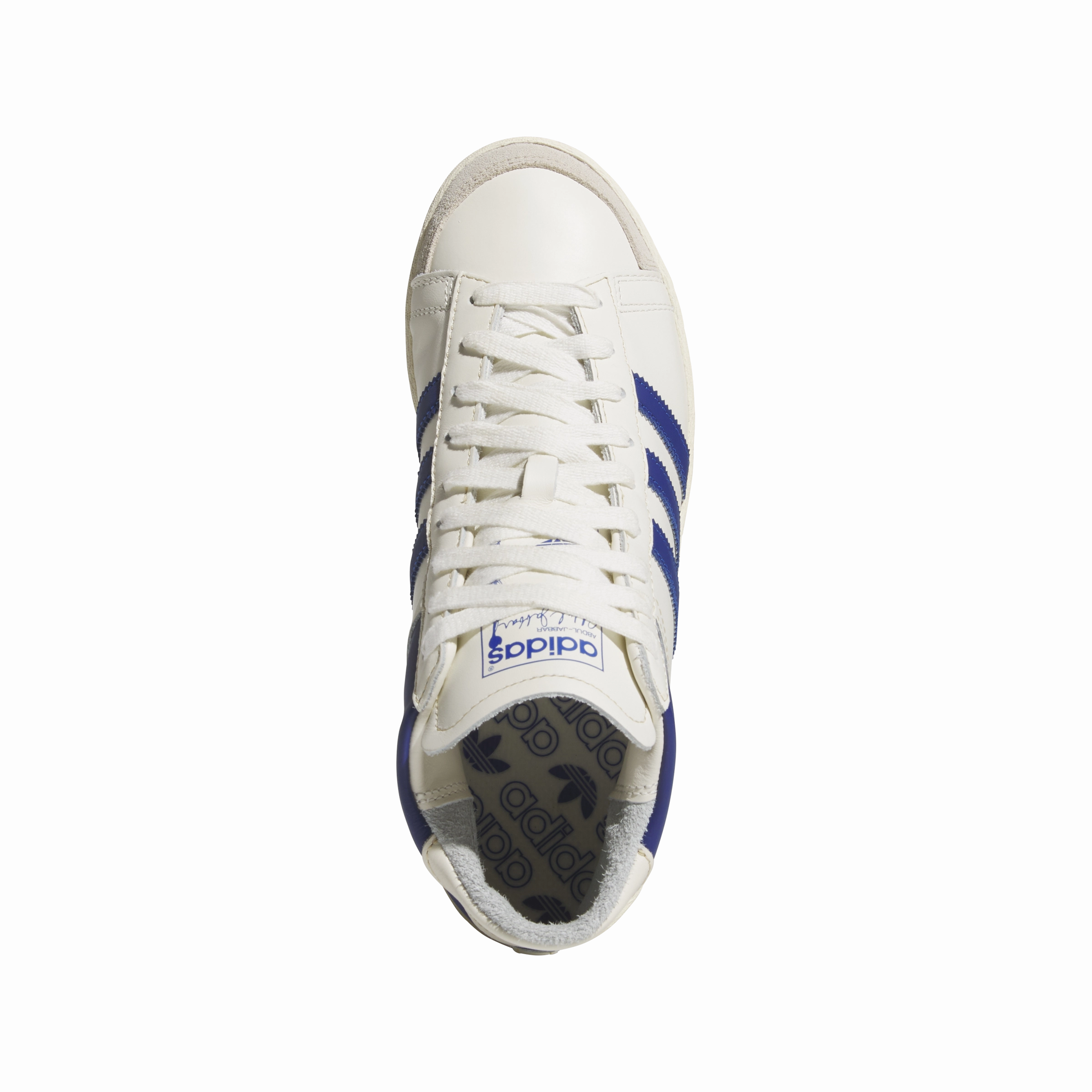 Adidas Bball Shoes Jabbar Hi 'Off White Collegiate Royal'