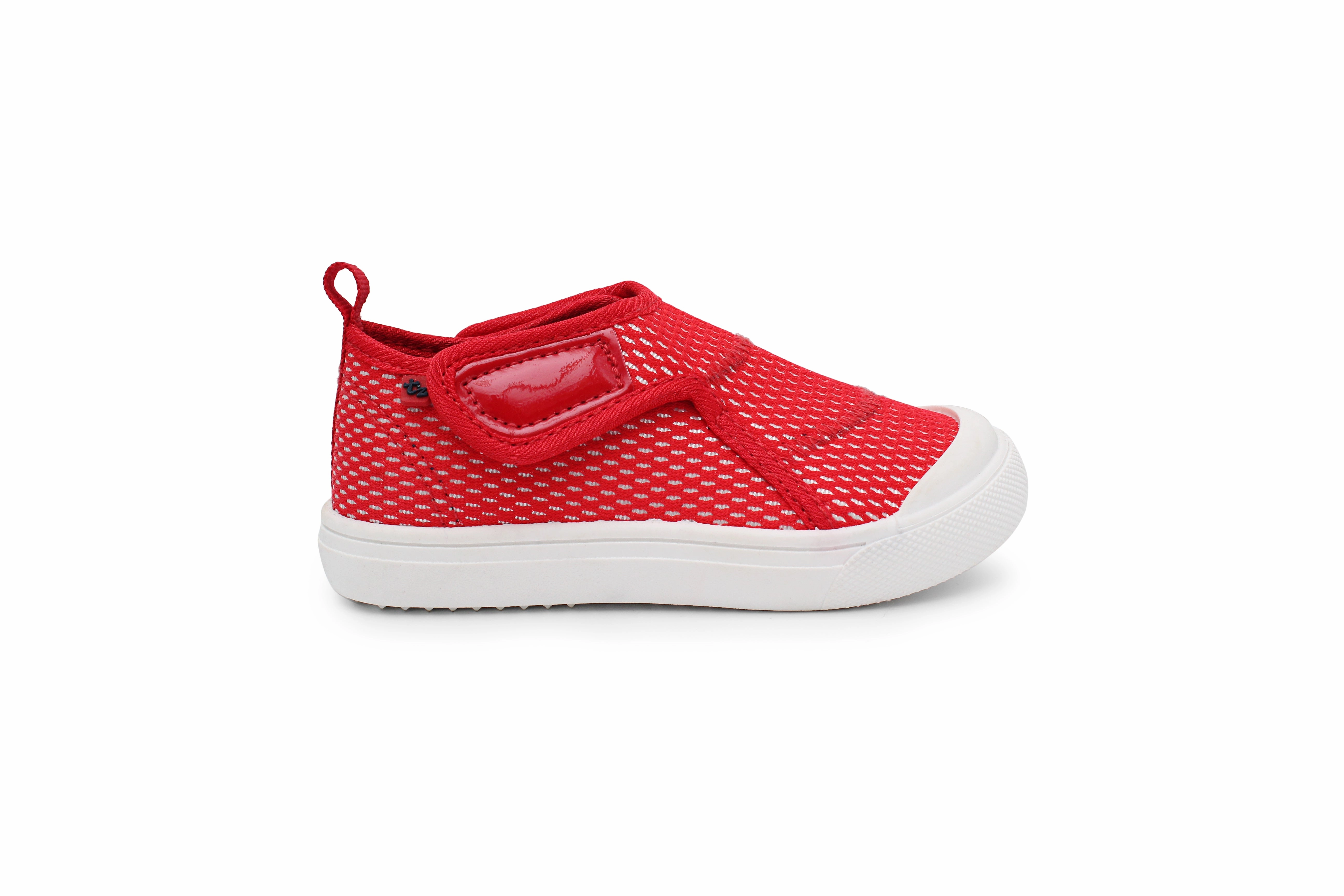 Red Bottom Sneakers Canvas Slip-on Sneakers