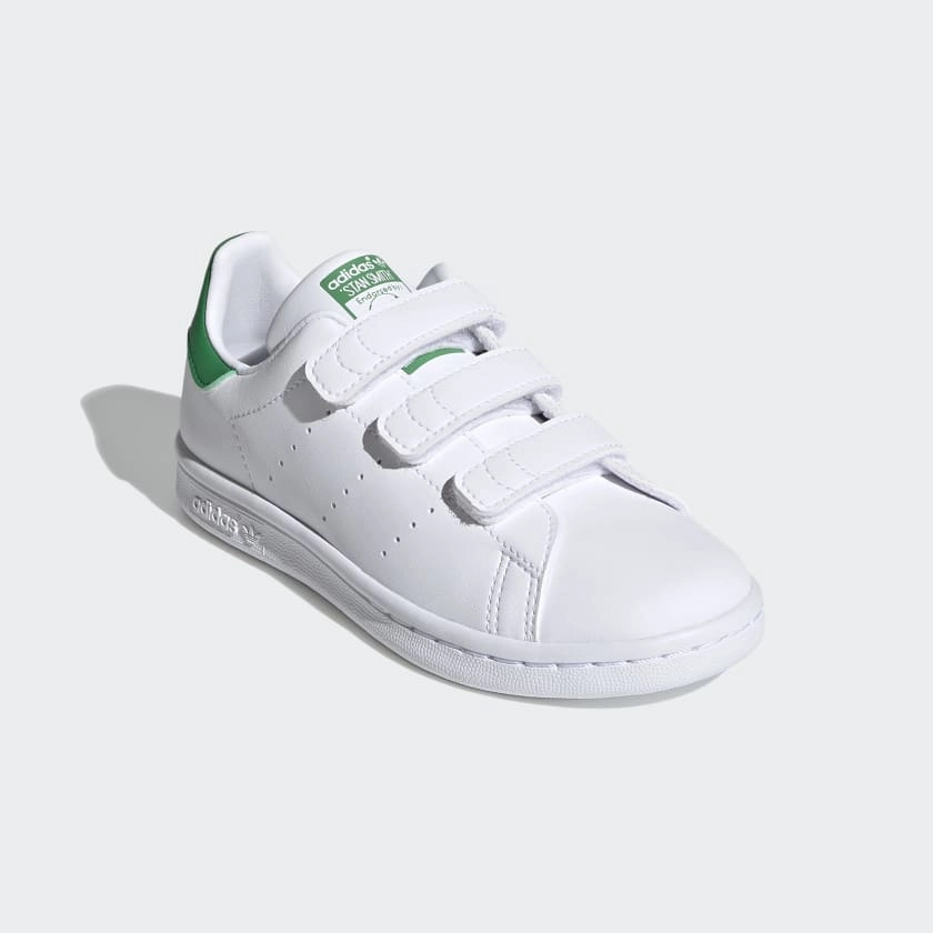 STAN SMITH SHOES - Cloud White / Cloud White / Green Adidas Spiderman Shoe