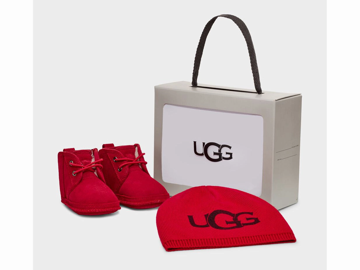 UGG Baby Neumel & UGG Beanie Round Toe Cowboy Boots