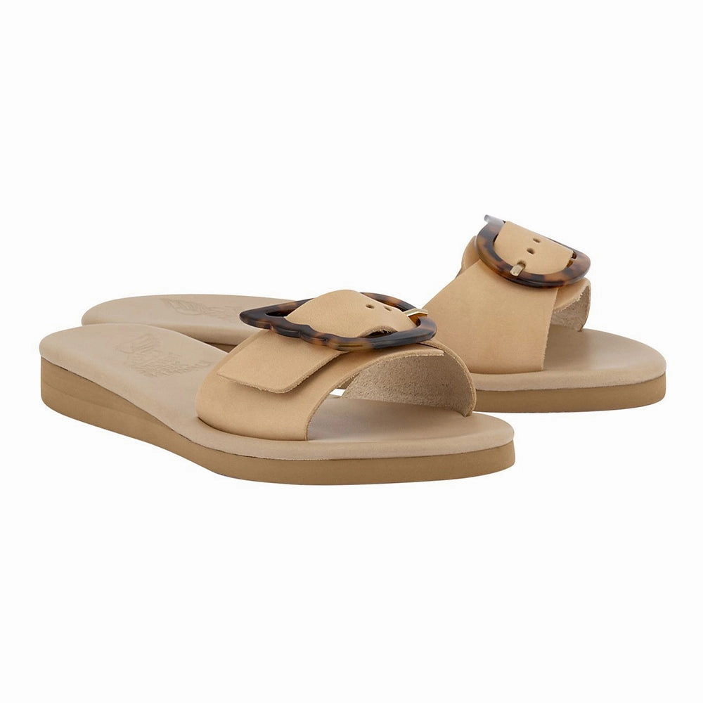 Aglaia Natural/Tortoiseshell Sandals Disguise Bunions