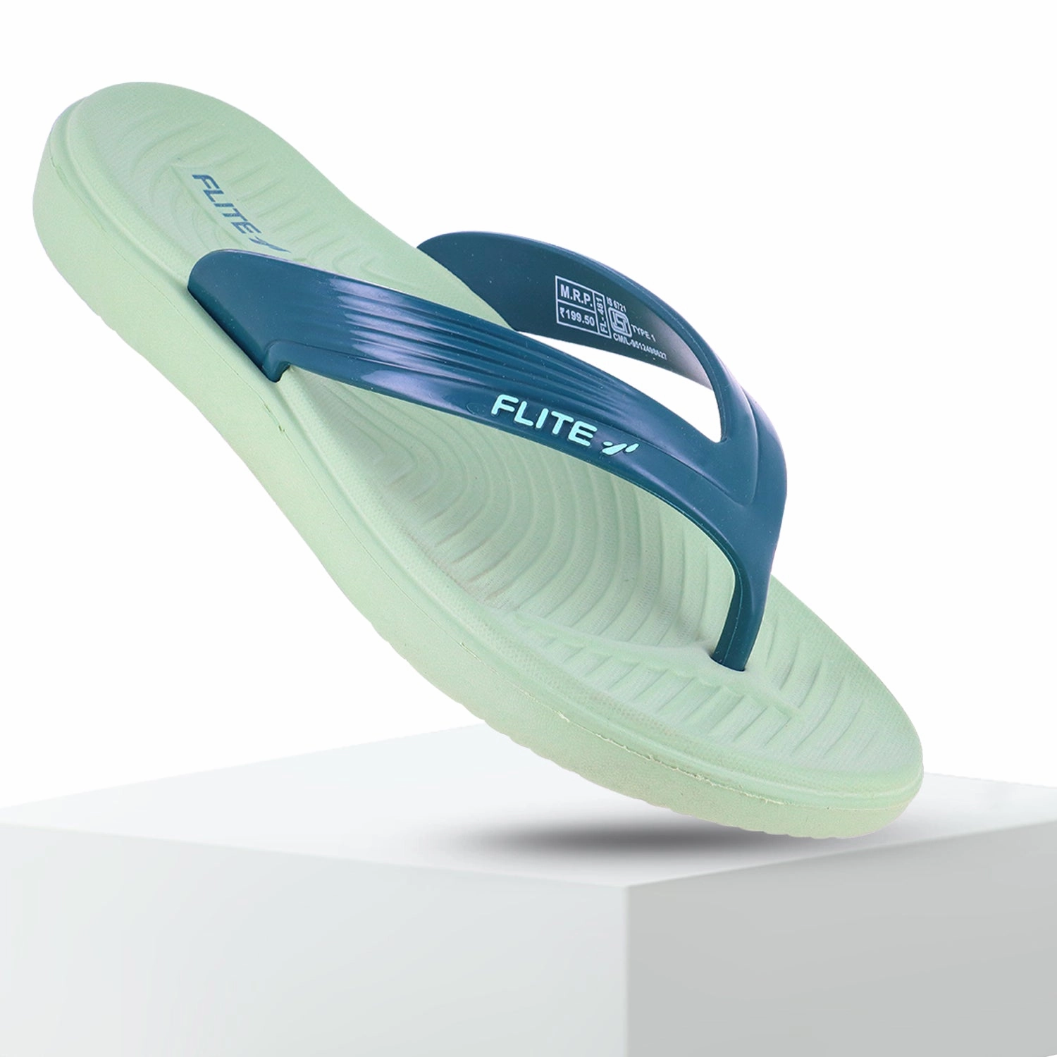 Flip-flops For Women FL 481 Leather Wedge Sandals