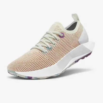 Best Trail And Road Running Shoes Allbirds Men's Tree Flyers - Cream Hush (Blizzard Sole) EX