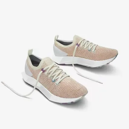 Running Shoes Escalante Allbirds Men's Tree Flyers - Cream Hush (Blizzard Sole) EX