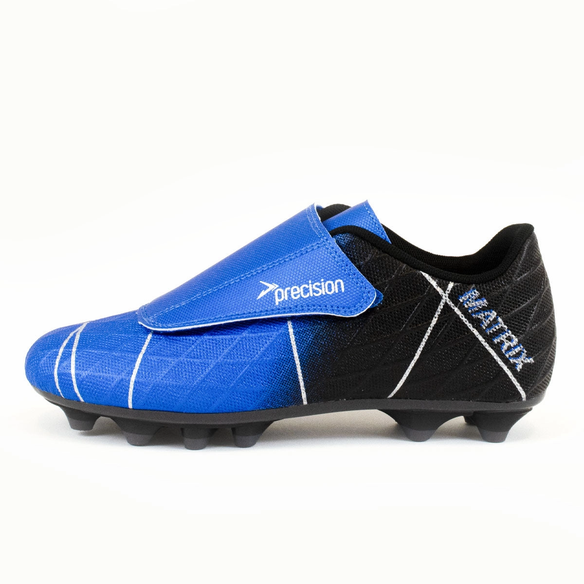 Precision Matrix FG Football Boots - Youth - Blue/Black Ariats Boots