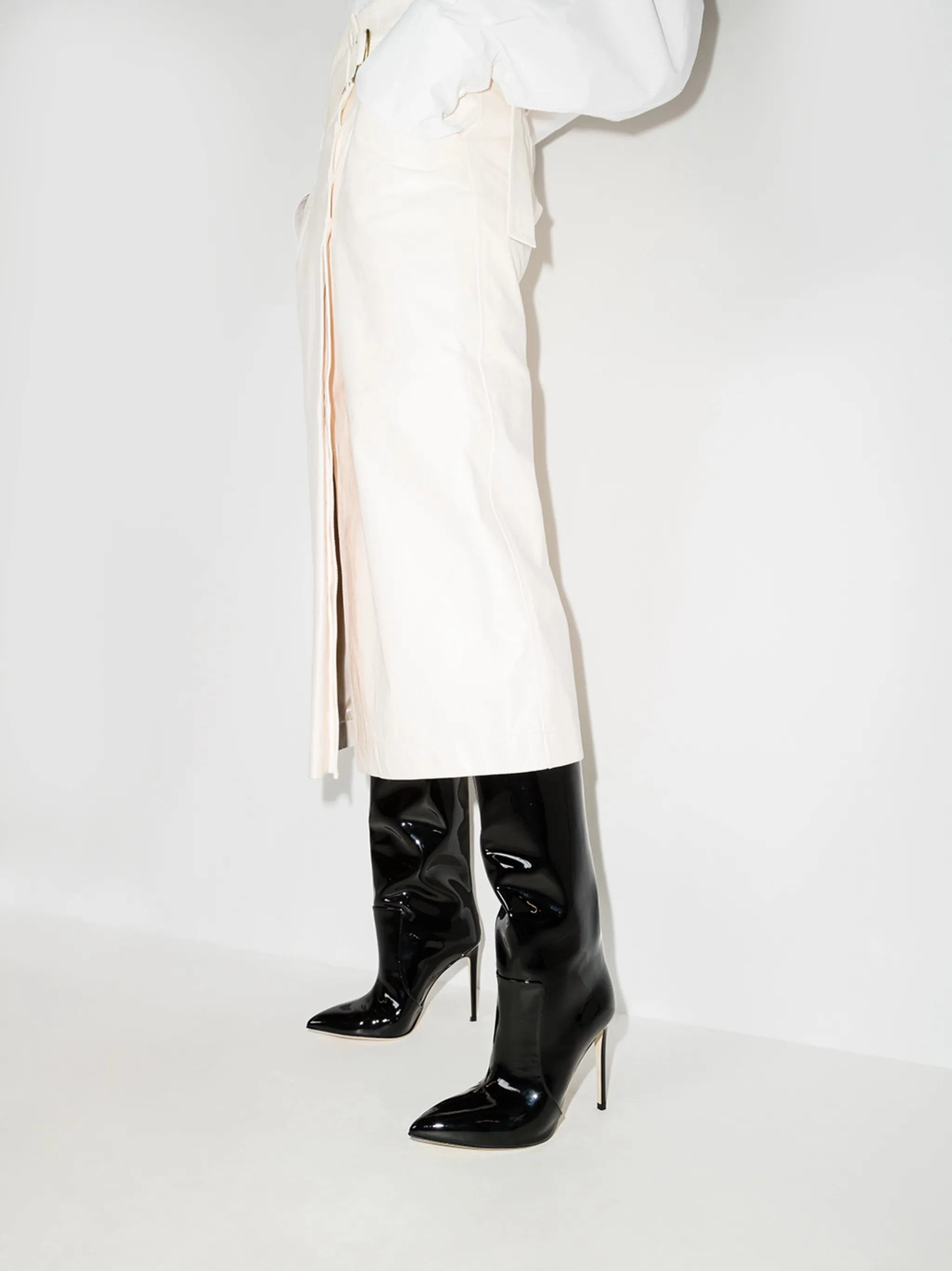 Most Comfortable Steel Toe Boots 105mm knee-high boots