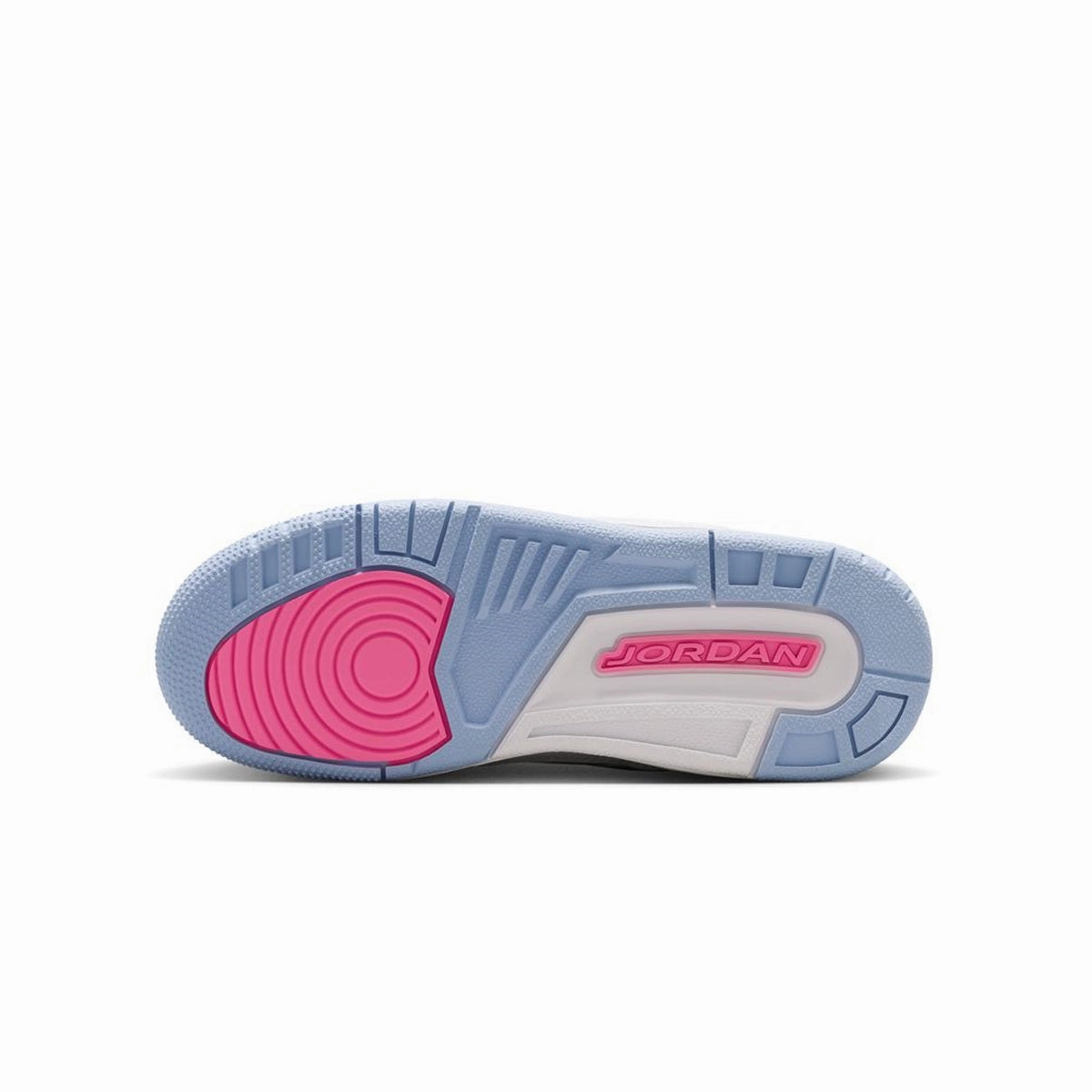 Kids Air Jordan 3 'Denim Pink Glow' Size Sneakers