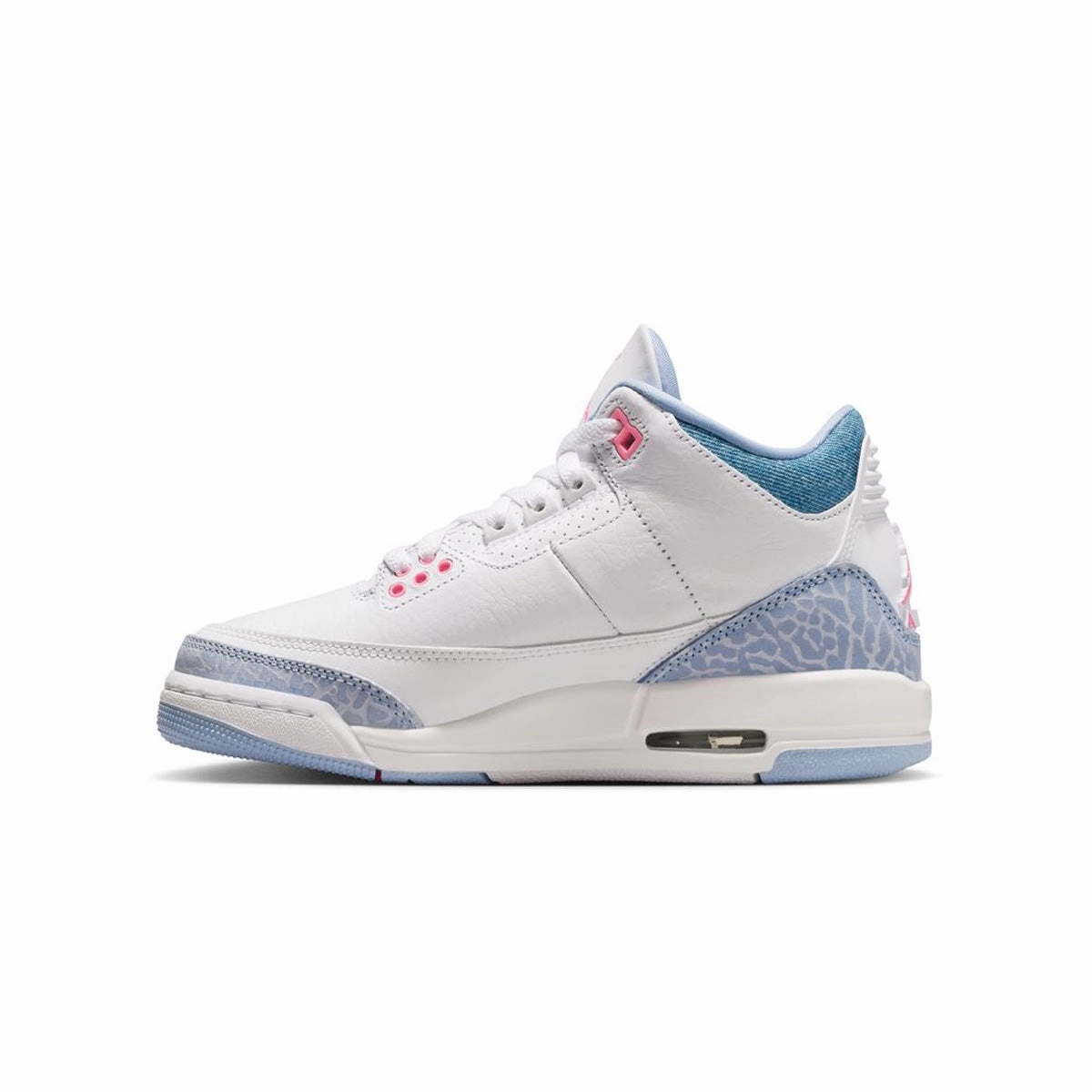 Columbia Hiking Sneakers Kids Air Jordan 3 'Denim Pink Glow'
