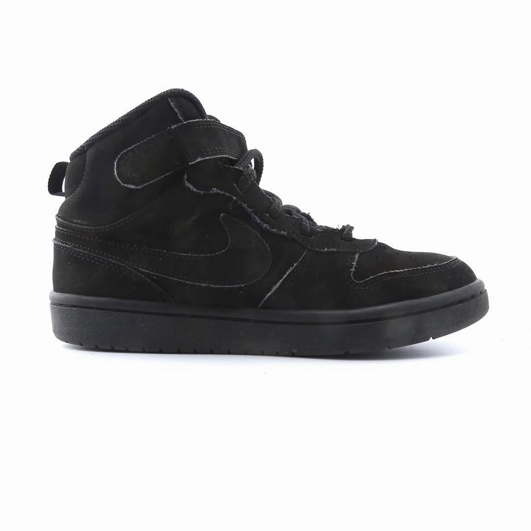 NIKE COURT BOROUGH MID 2 White Canvas Sneakers