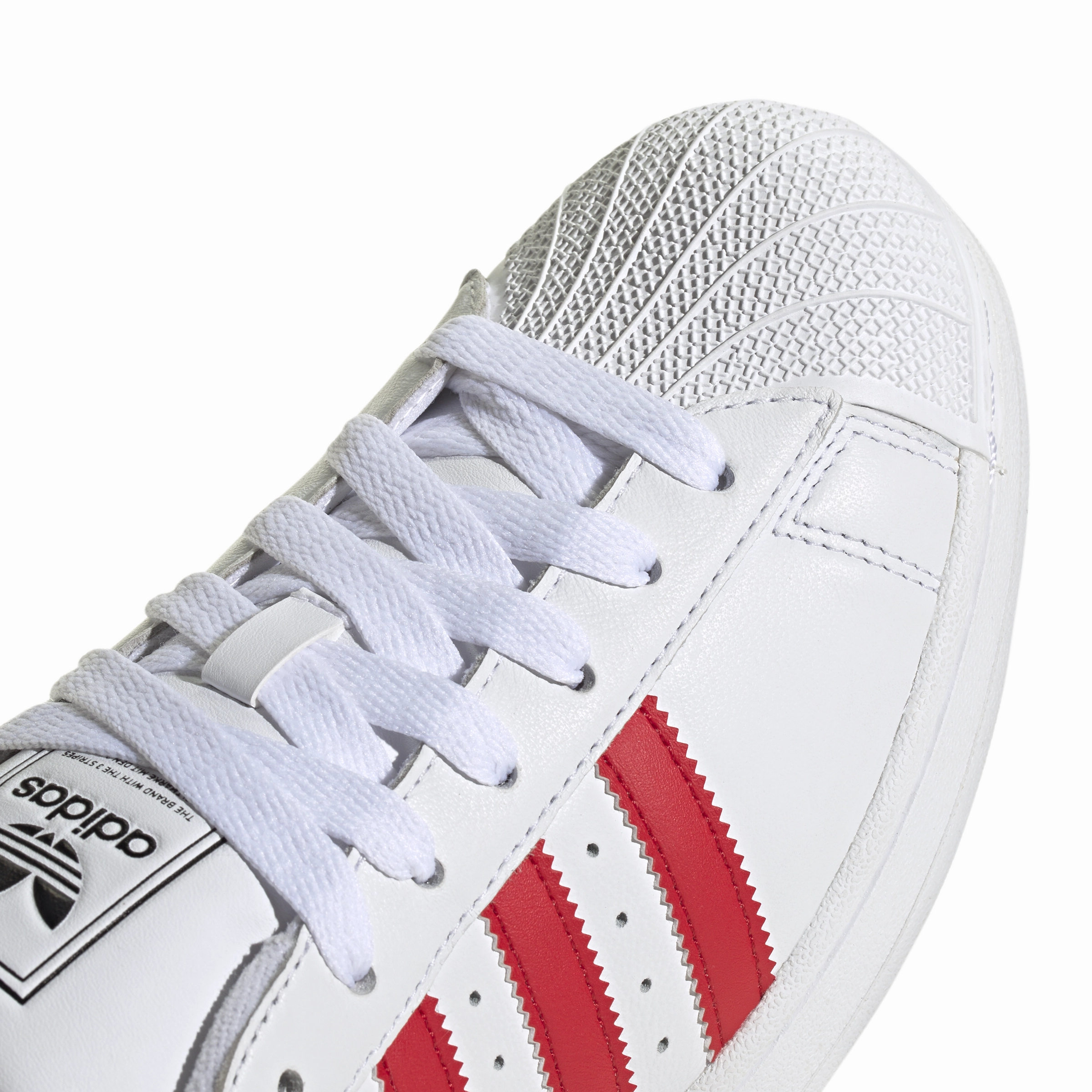 Superstar II 'White Better Scarlet' Adidas Toddler Shoes