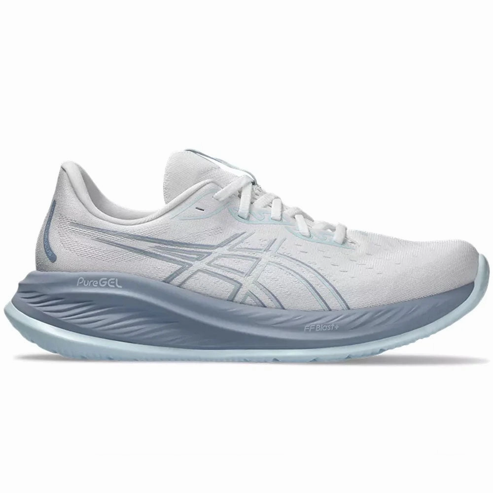 Men's Asics Gel-Cumulus 26, White/Cool Grey, 10.5 2E Wide Best Asics Support Running Shoes