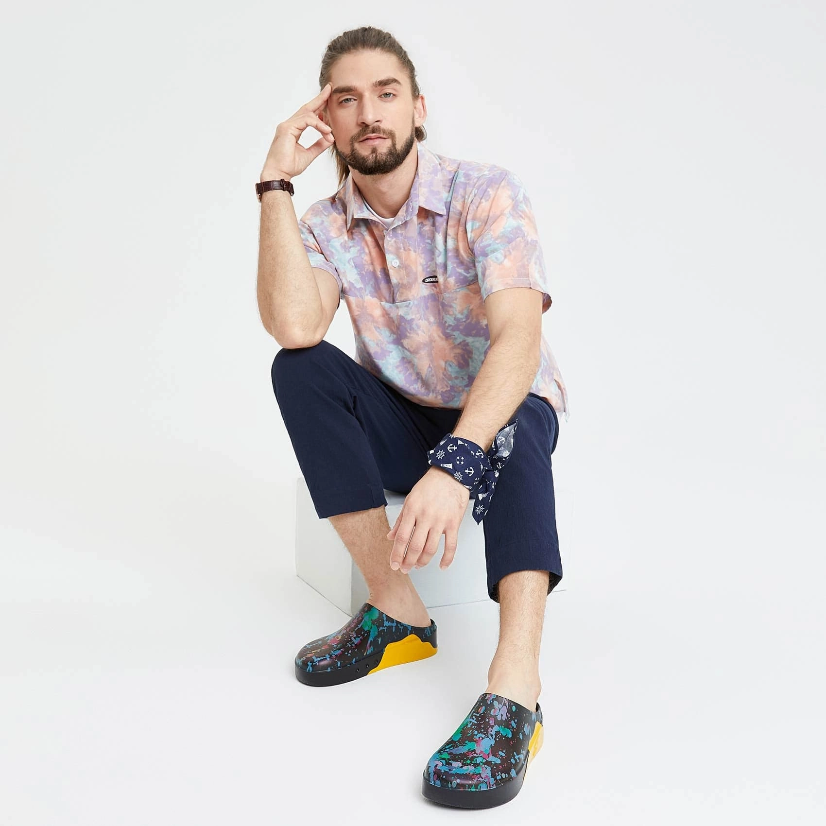 Sexy Sandals Blinking Neon Tenerife Men