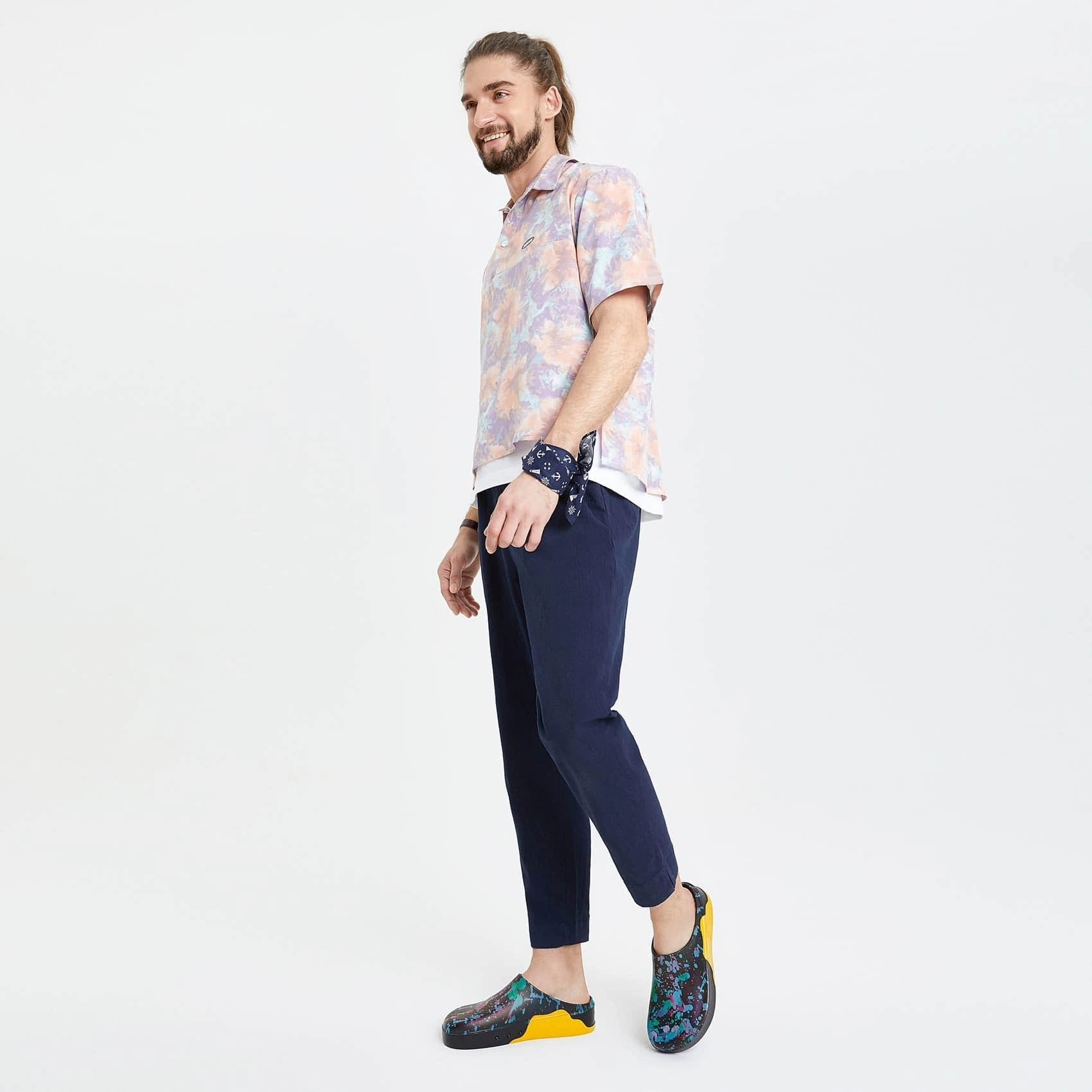 Blinking Neon Tenerife Men Sandals Grande St Lucian Resort