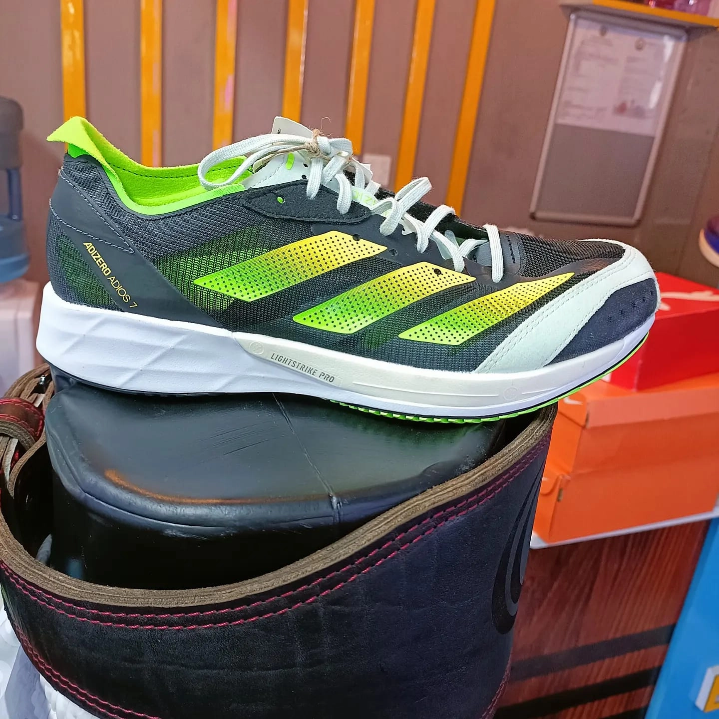 ADIZERO ADIOS 7 RUNNING SHOES Adidas Bamba Shoes