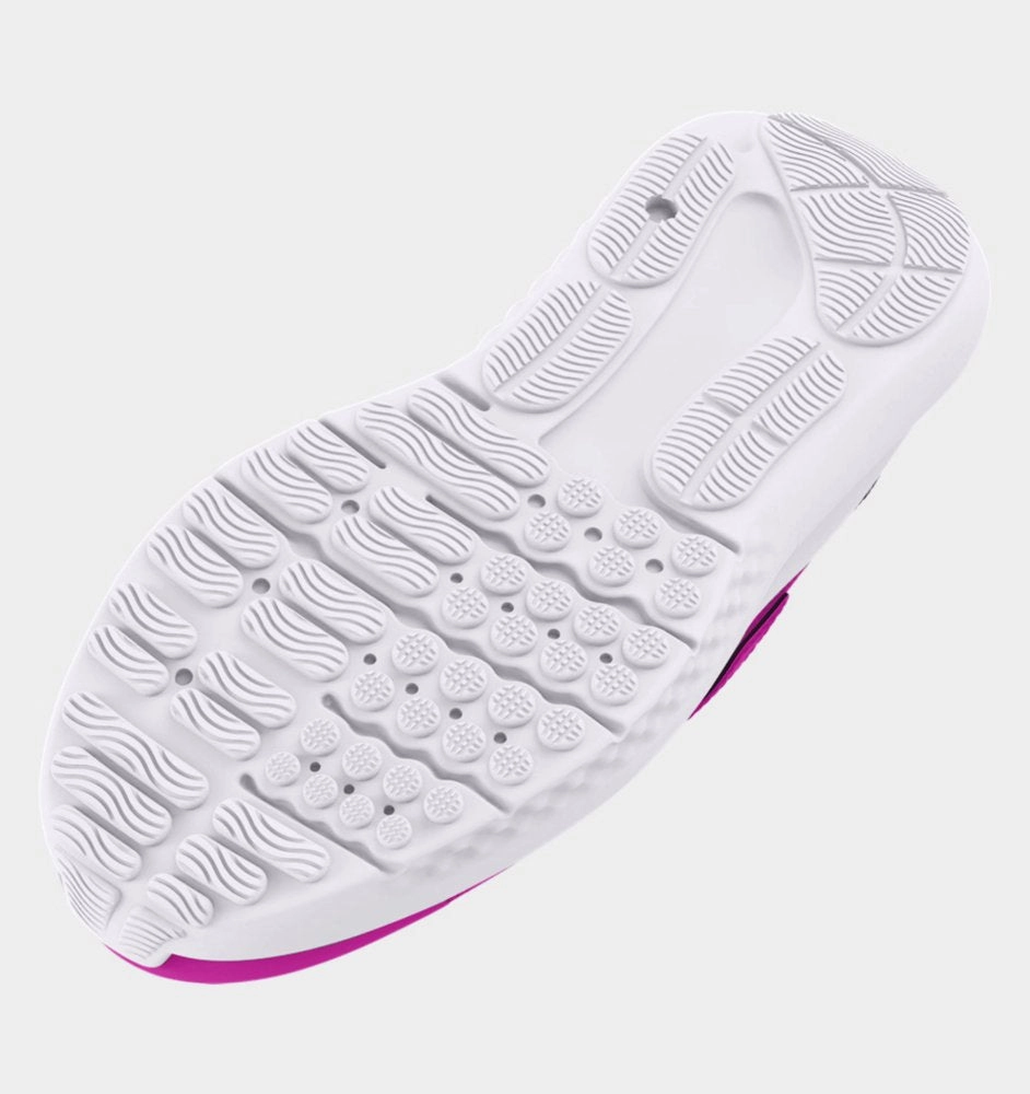 Under Armour Girls UA Surge 4 AC - Vivid Magenta/Black/Stellar Pink Blue Sneakers