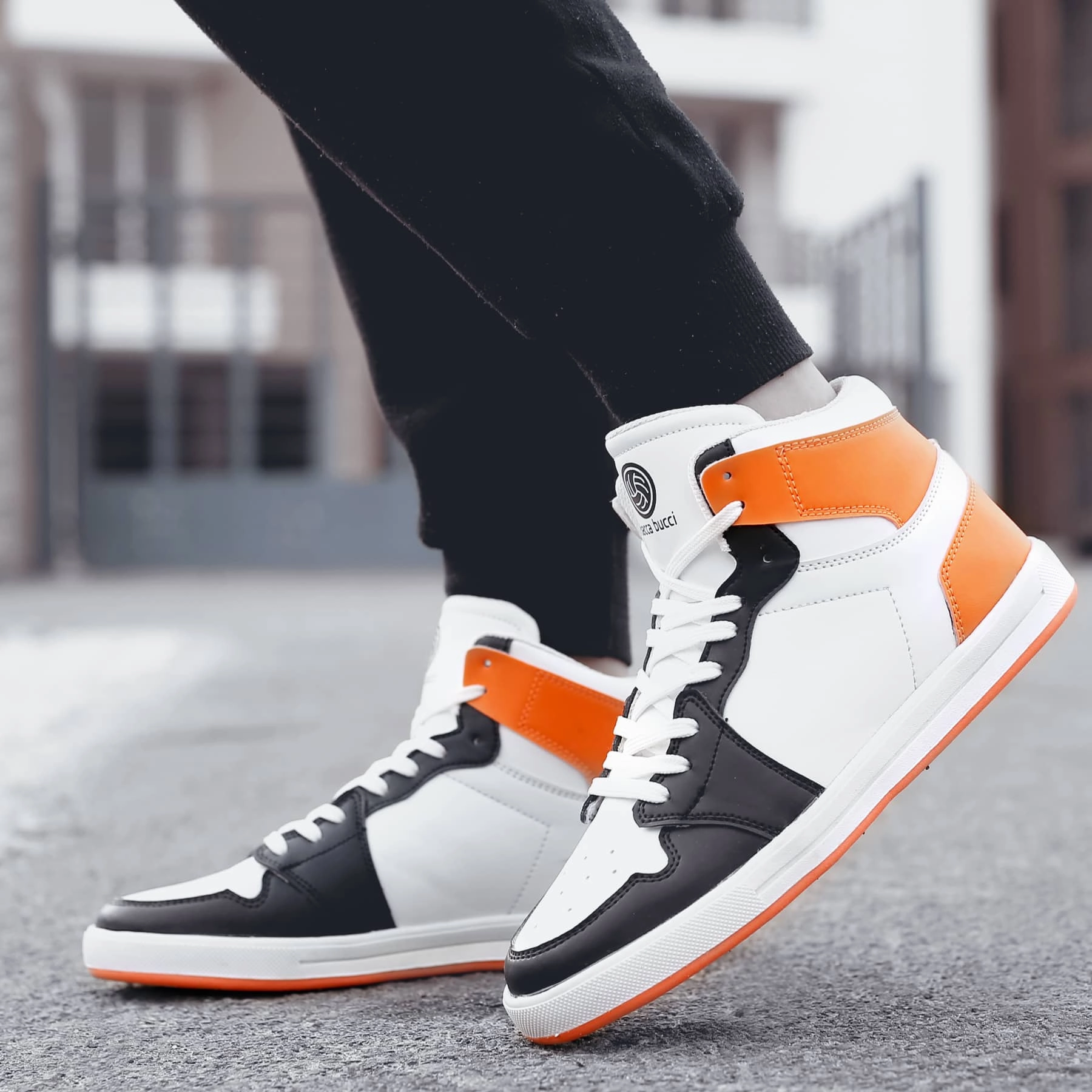 Authentic Sneakers Bacca Bucci Boys or Girls Streetwear Flat Heel High-top Fashions Sneakers (Age : 8 Years to 12 Years)