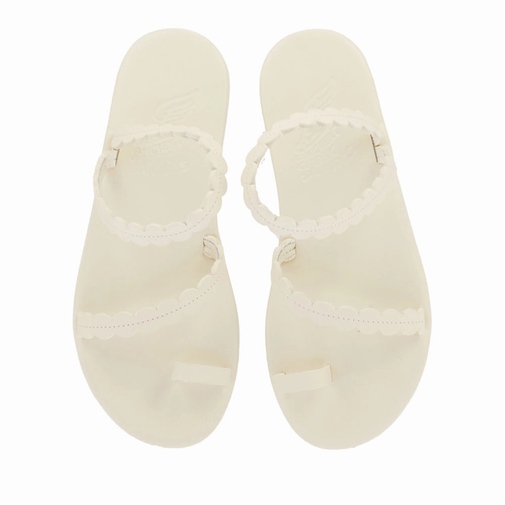 Aura Off White Crocs Sandals