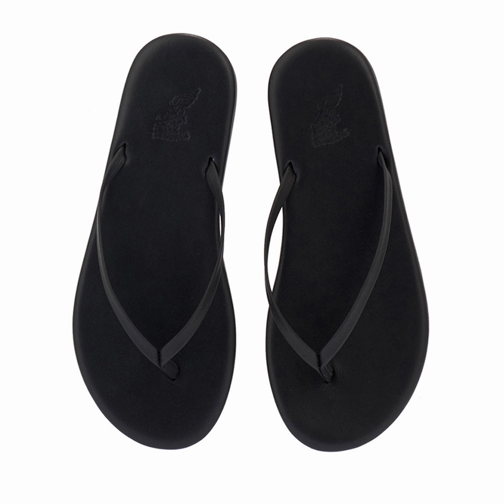 Saionara Black Ginza Sandals